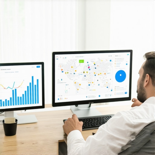SEO strategist reviewing local map rankings and data insights