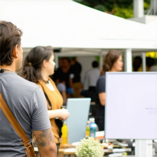 Business sponsoring community event to boost local SEO