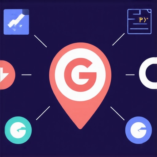 Diagram illustrating steps in local SEO for Google Map Pack ranking
