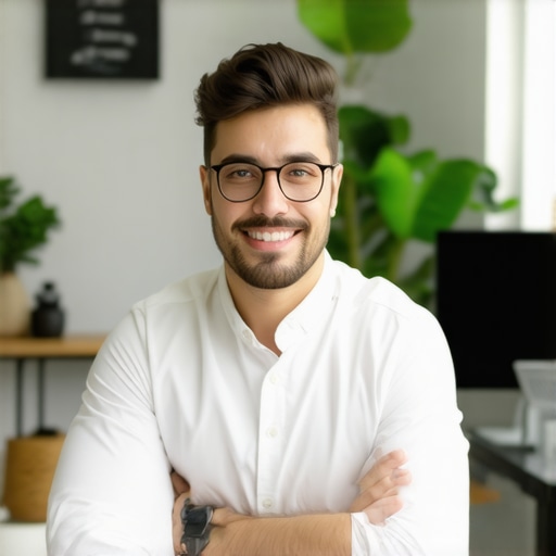 Business owner updating GMB profile with local SEO strategies