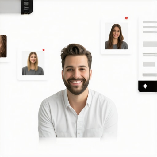 Business owner updating Google My Business listing on a computer