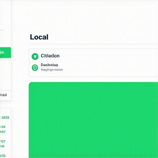 Screenshot of local citation and ranking analytics dashboard for managing map pack success.