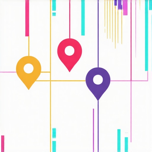 Diagram illustrating how offline and online signals influence local map pack rankings.