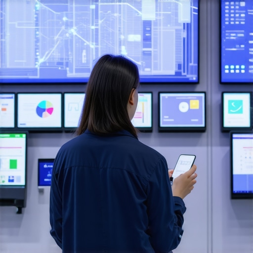 Image showing sensors and digital signals enhancing local store visibility