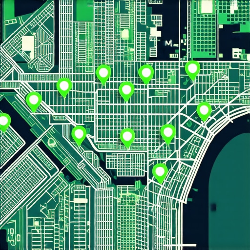 Local SEO grid tracking software showing map pack ranking success