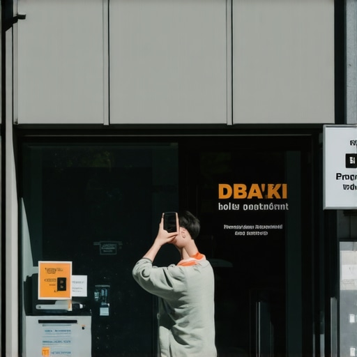 Capturing Authentic Local Business Photos A business owner photographing their storefront to improve local map rankings
