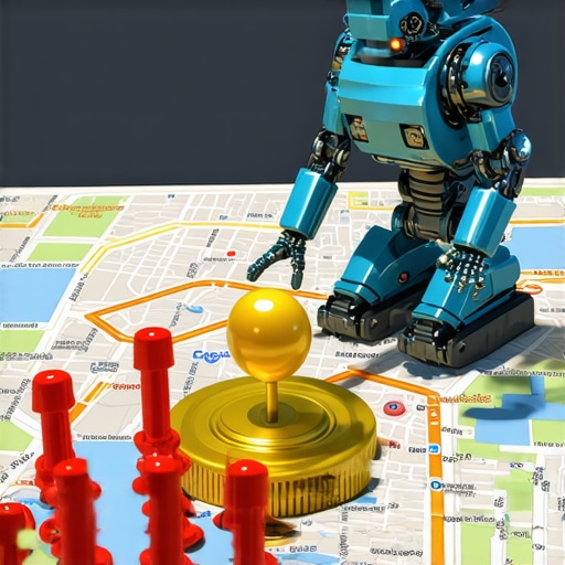 A digital illustration showing the process of consolidating multiple business listings into one authoritative map pin.