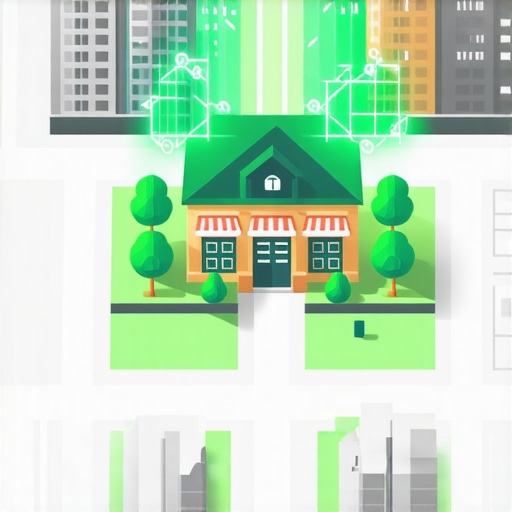 Visual representation of local business engagement signals overriding physical proximity on a digital map.