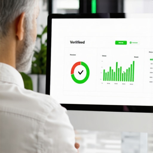 Expert Analysis of Local Map Rankings Business owner reviewing local map pack metrics and search performance on a computer screen.