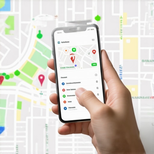 A visual representation of how local business map rankings vary across different geographic coordinates.