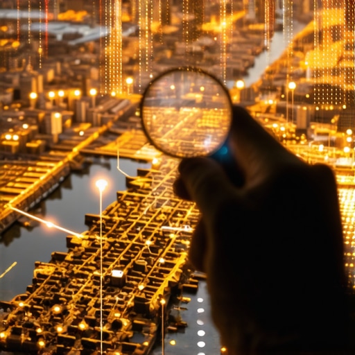Google Vision AI analyzing local business map photos Digital representation of how Google's AI interprets image data for map rankings
