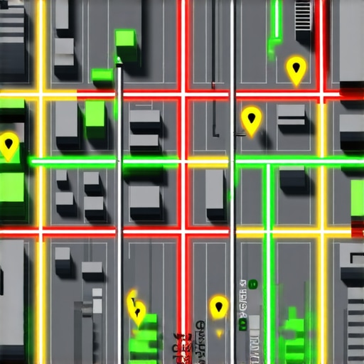 A visual representation of how local business map rankings shift based on geographic location and user engagement signals.