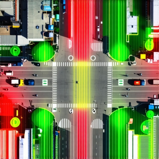 A visual representation of local search rankings across a geographical area using a heat map tool.
