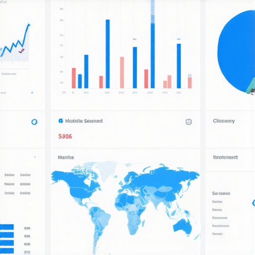 A digital dashboard tracking user engagement and map pack metrics.