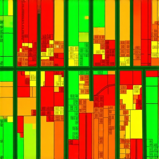 A detailed map showing how business rankings change based on neighborhood proximity and engagement signals.