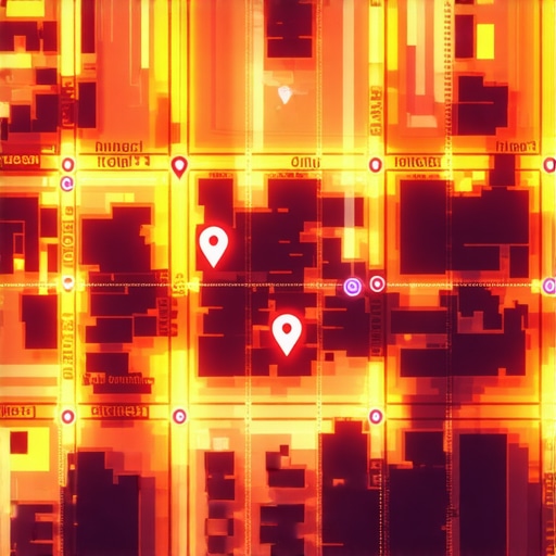 A visualization of local business map density and searcher behavior signals.