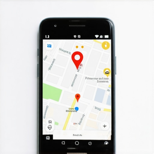 A hand moving a red location pin on a smartphone map to improve local business accuracy