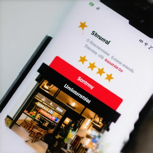 Optimized Google Business Profile on Smartphone A mobile view of a successful local business map listing with a high rating and clear call-to-action buttons.