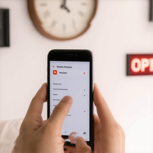 Optimizing Business Hours on Google Business Profile Managing business hours on a mobile device for local SEO map pack improvement.