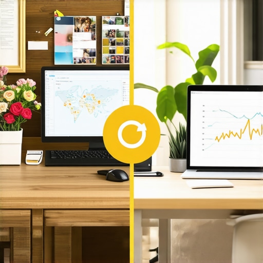 Organizing Local Business Data for Map Success A comparison between messy business data and an optimized digital map profile dashboard