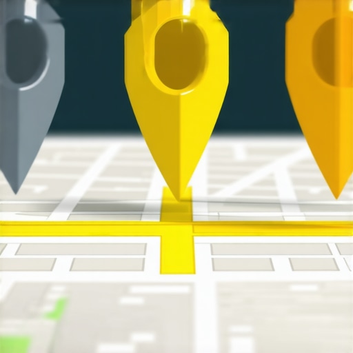 Proximity vs Authority in Map Rankings A map showing how business authority can outrank closer competitors in the Google Map Pack.