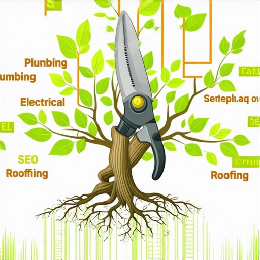 A digital illustration of pruning business categories for local pack improvement