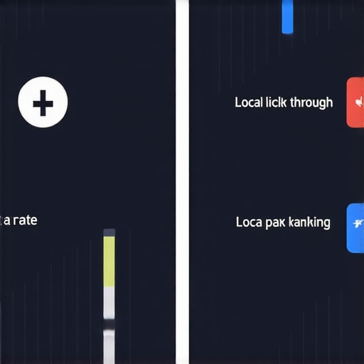 Chart showing the correlation between user engagement metrics and Google Map pack placement.