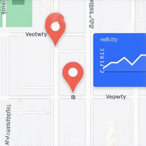 A conceptual image showing how local authority and review frequency influence map pack placement.