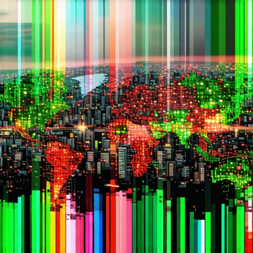 Visualizing Local Map Rank Distribution A heatmap grid overlaying a city map showing search rank positions for a local business.